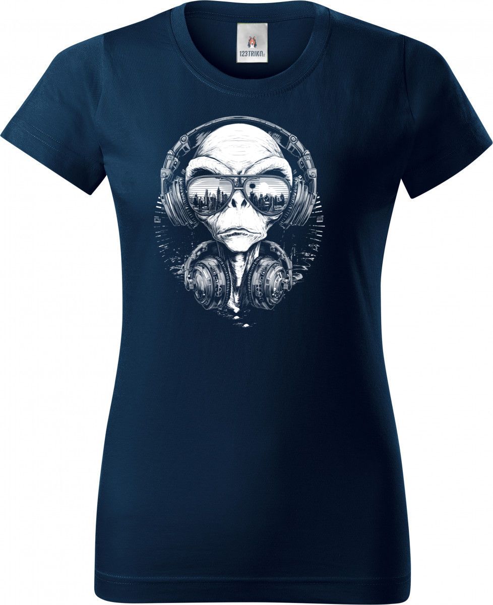 ALiEN DJ, V1, bílý tisk