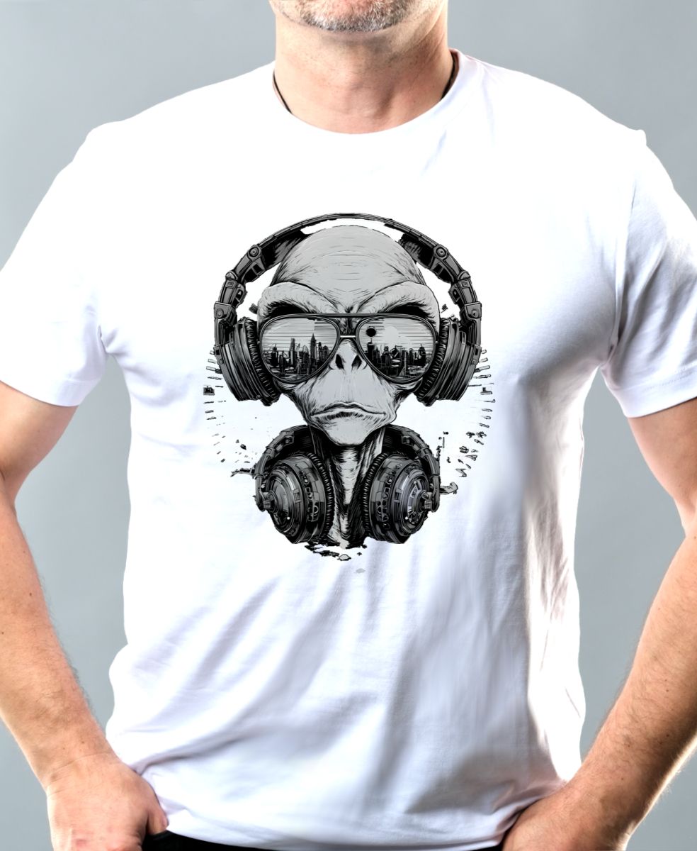 ALiEN DJ, V1, černý tisk