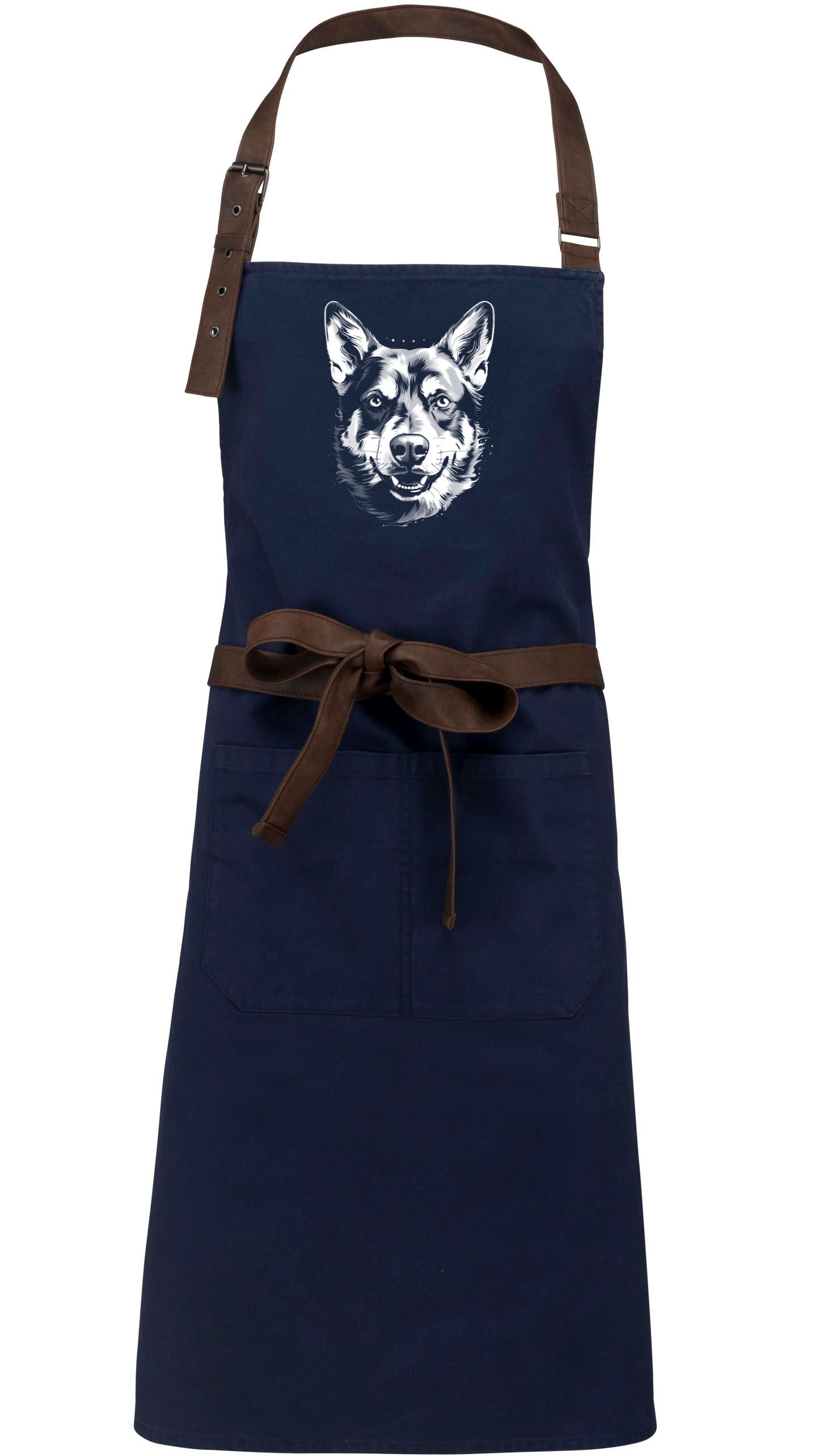 Australský honácký pes, bílý tisk