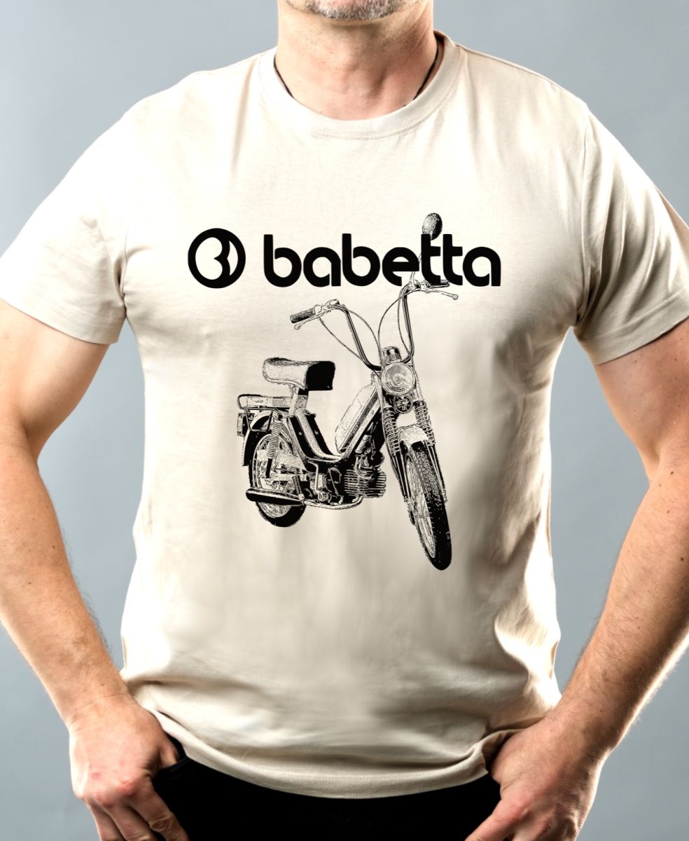 Babetta 210, logo, černá