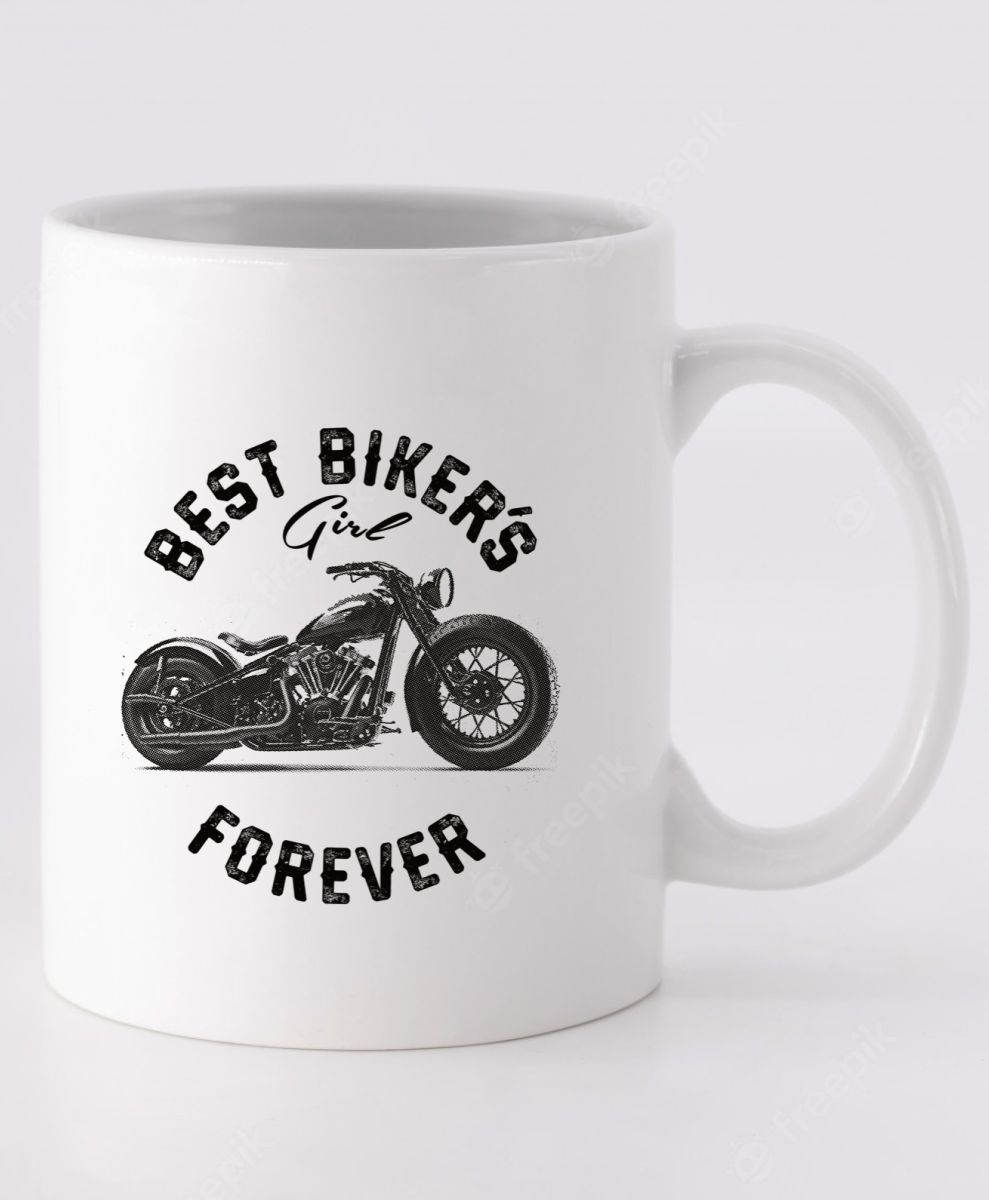 Best Bikers Girl, Forever, černý tisk