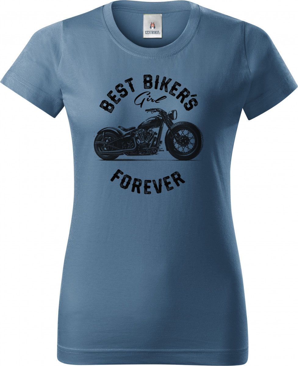 Best Bikers Girl, Forever, černý tisk