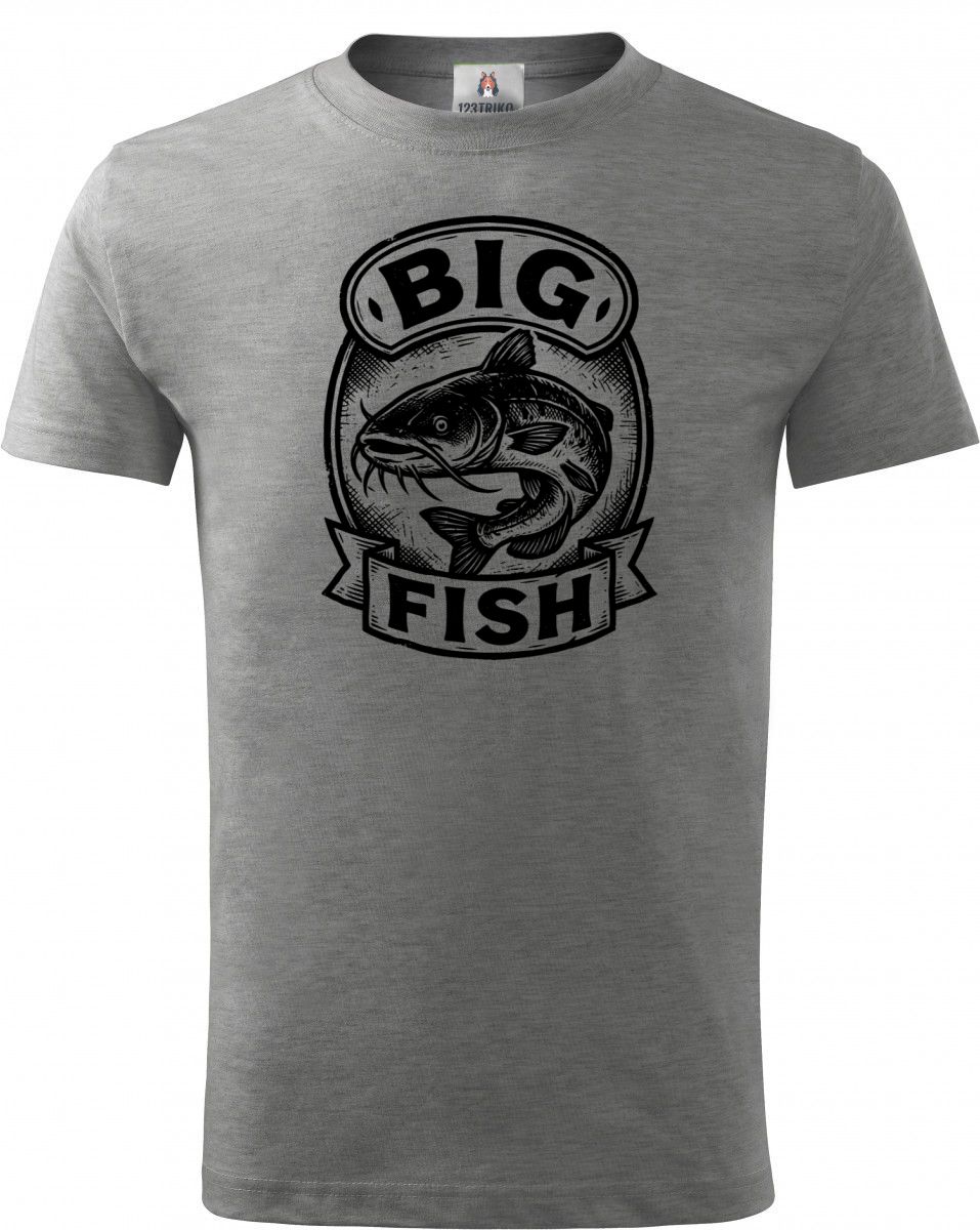 BIG FISH, černý potisk