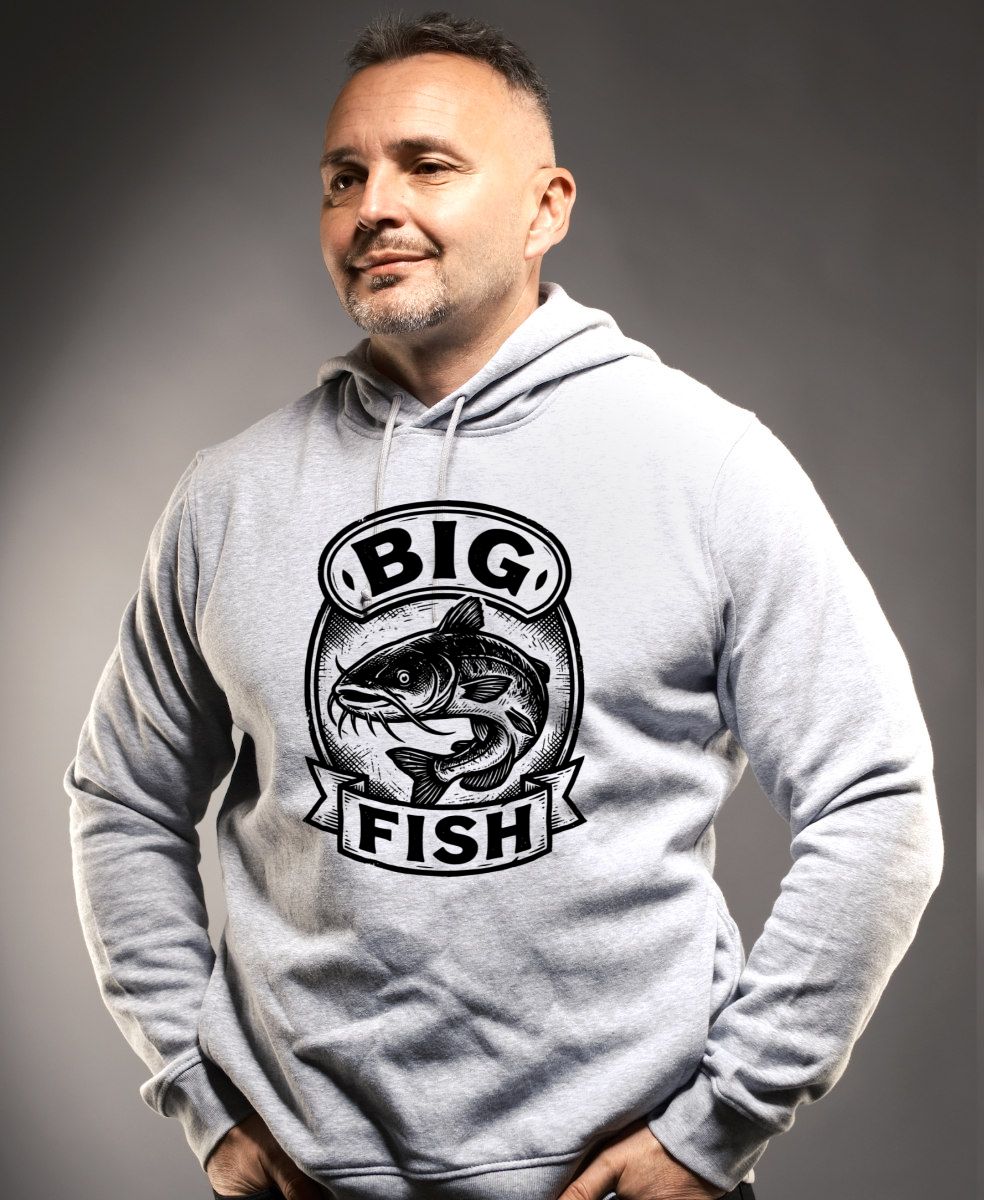 BIG FISH, černý potisk