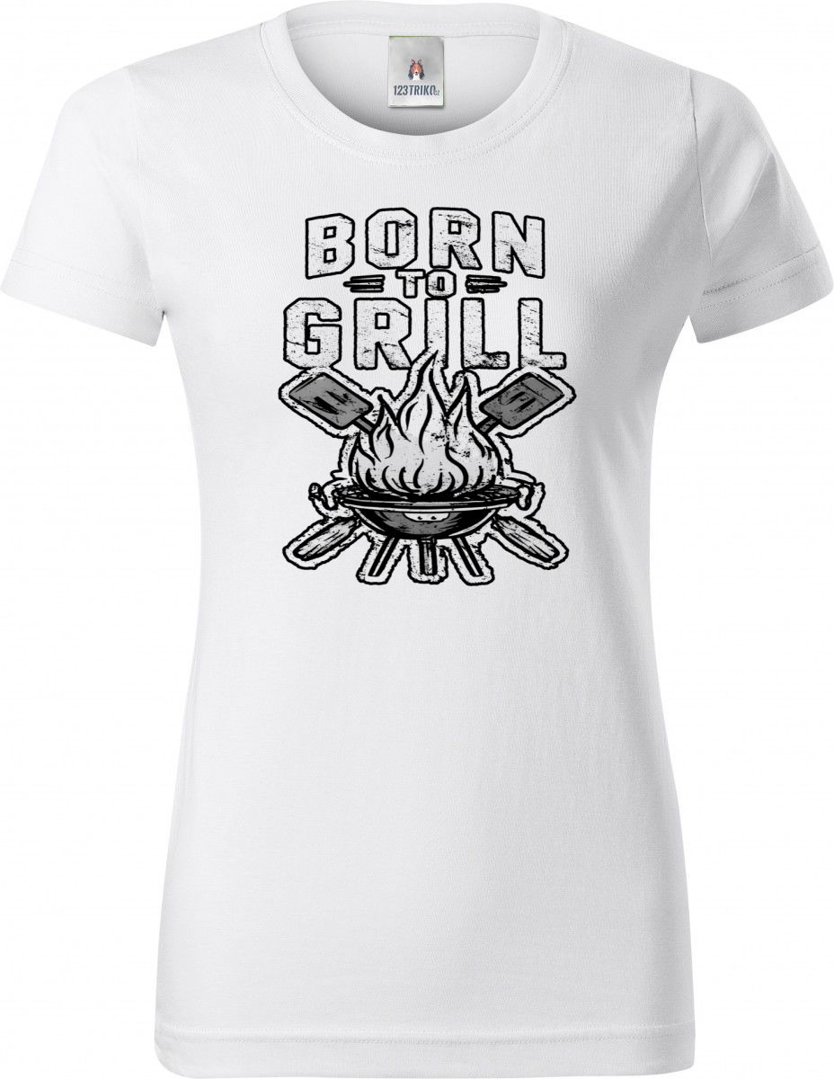 Born to grill, V2, černý tisk
