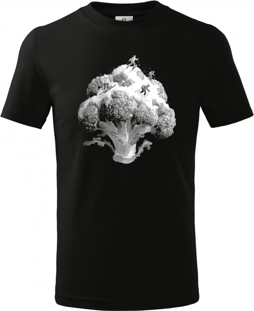 Brokolicový sjezd, bílý tisk