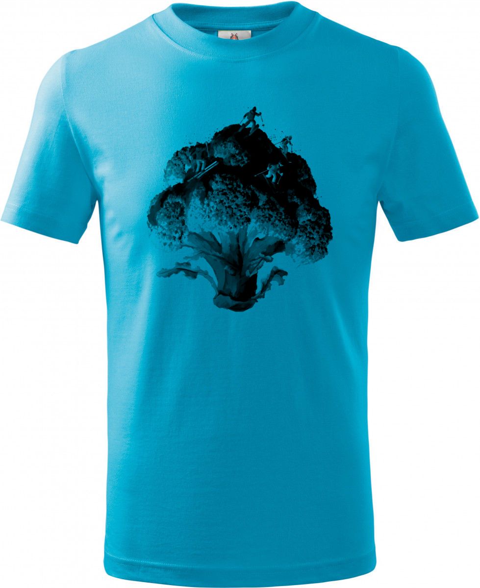 Brokolicový sjezd, černý tisk