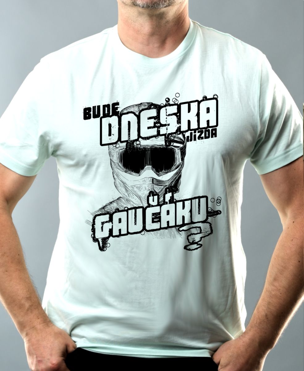 Bude dneska jízda GAUČÁKU? Quad, černý tisk