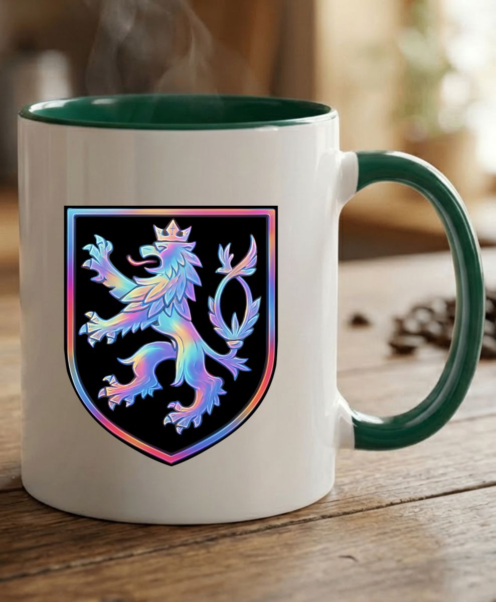 Český lev v duhových barvách