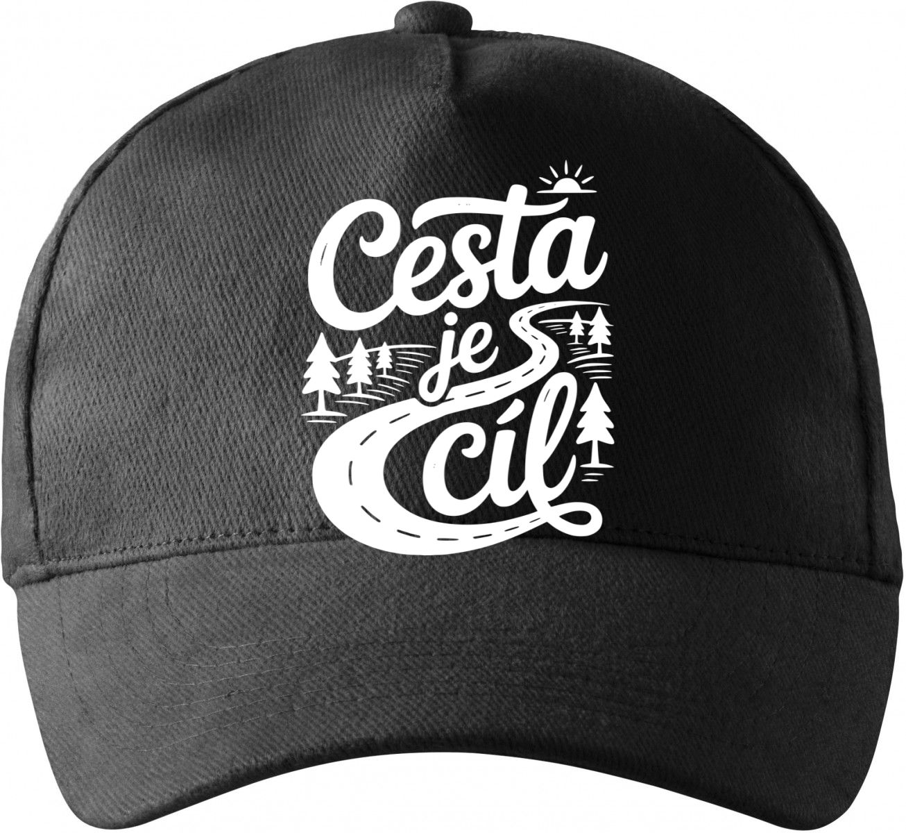 Cesta je cíl, bílý tisk