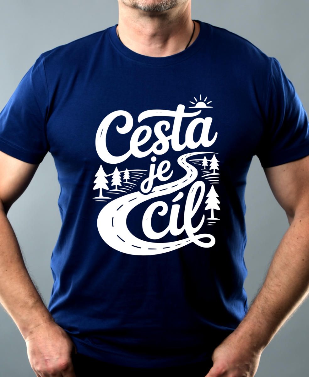 Cesta je cíl, bílý tisk