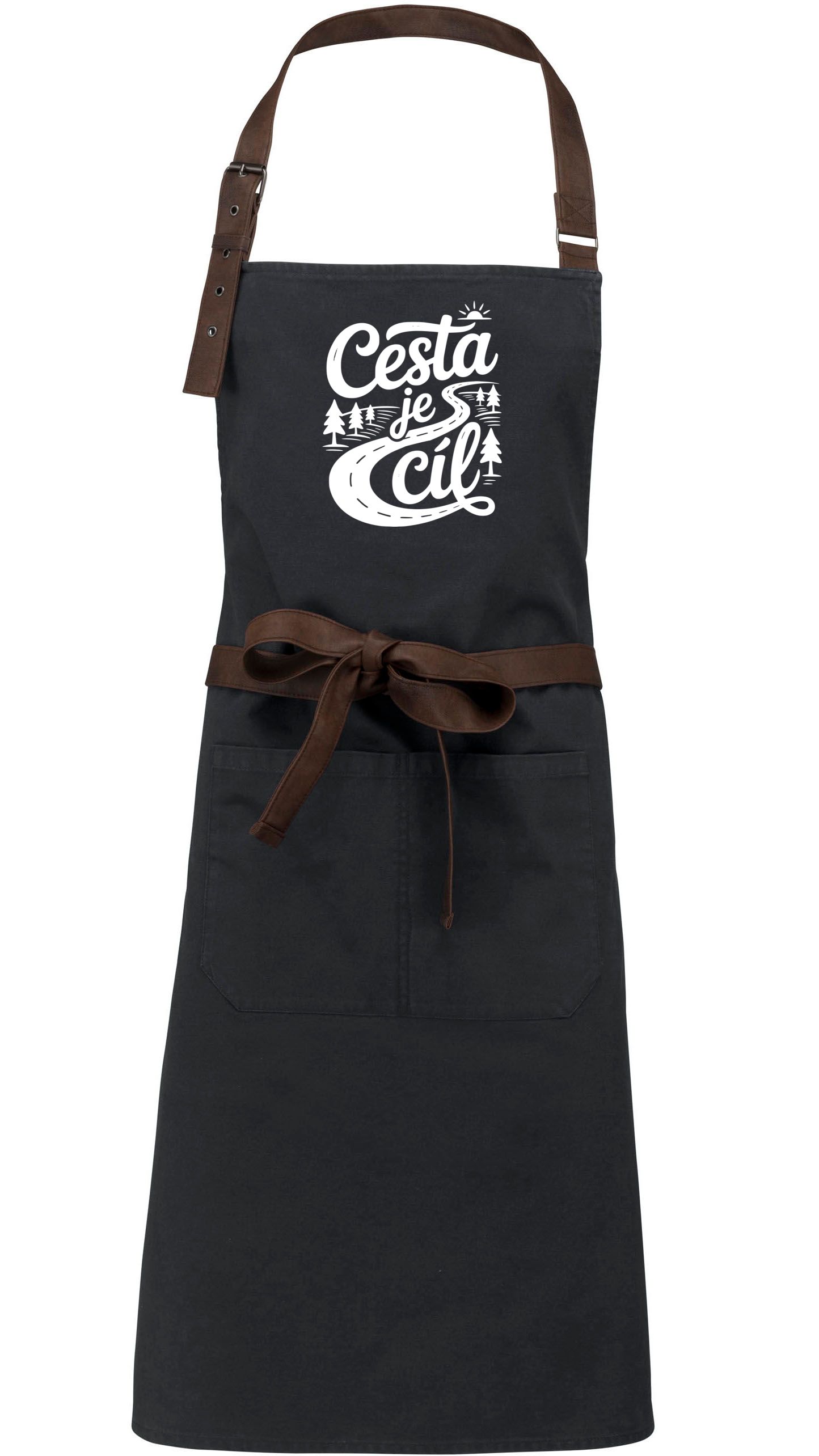 Cesta je cíl, bílý tisk