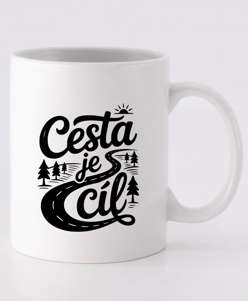 Cesta je cíl, černý tisk