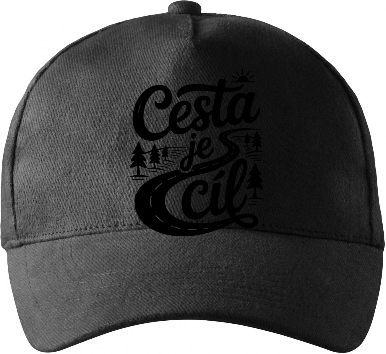 Cesta je cíl, černý tisk