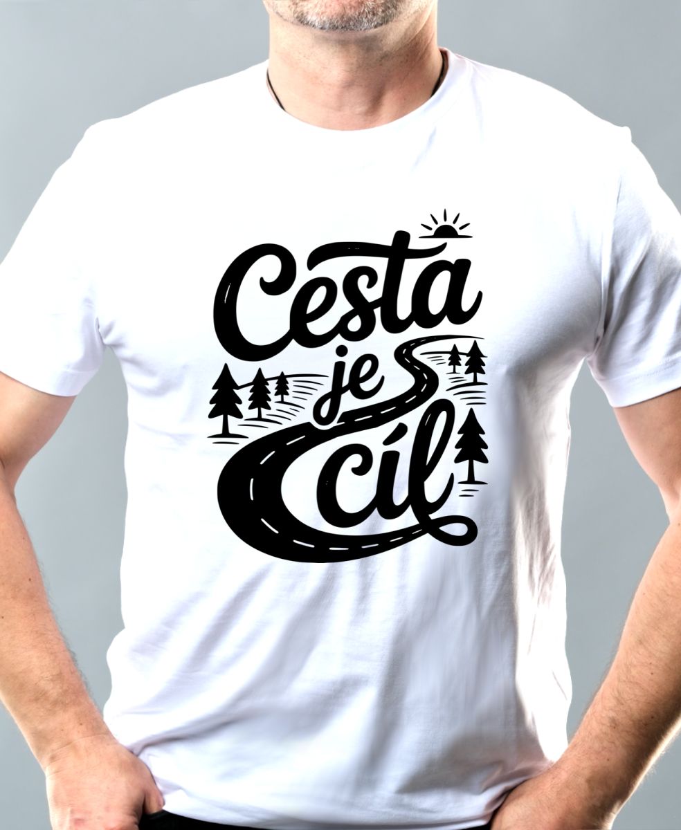 Cesta je cíl, černý tisk