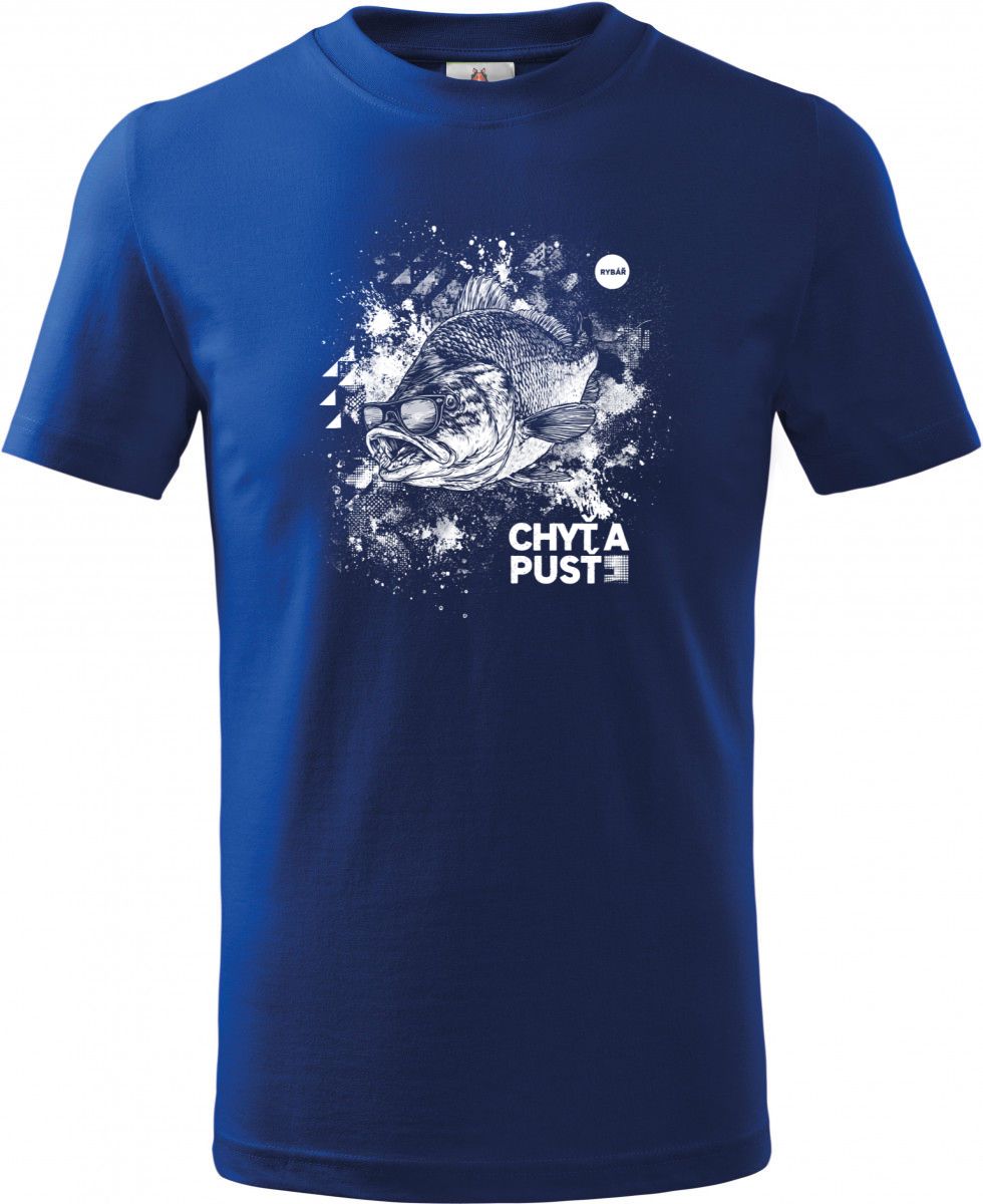 Chyť a pusť, V1, bílý potisk