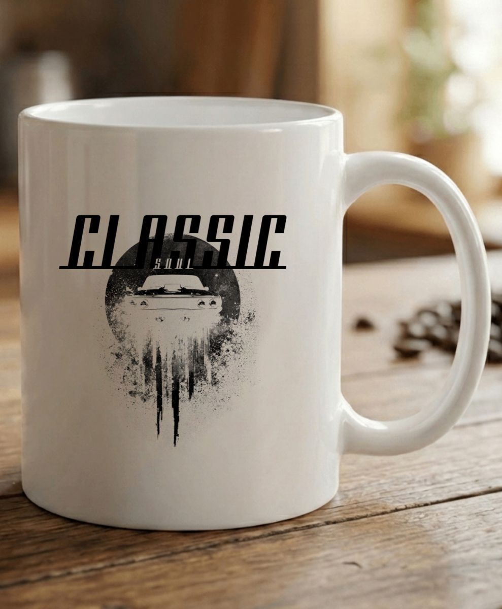 Classic Soul, pro milovníky klasických aut, bílý tisk