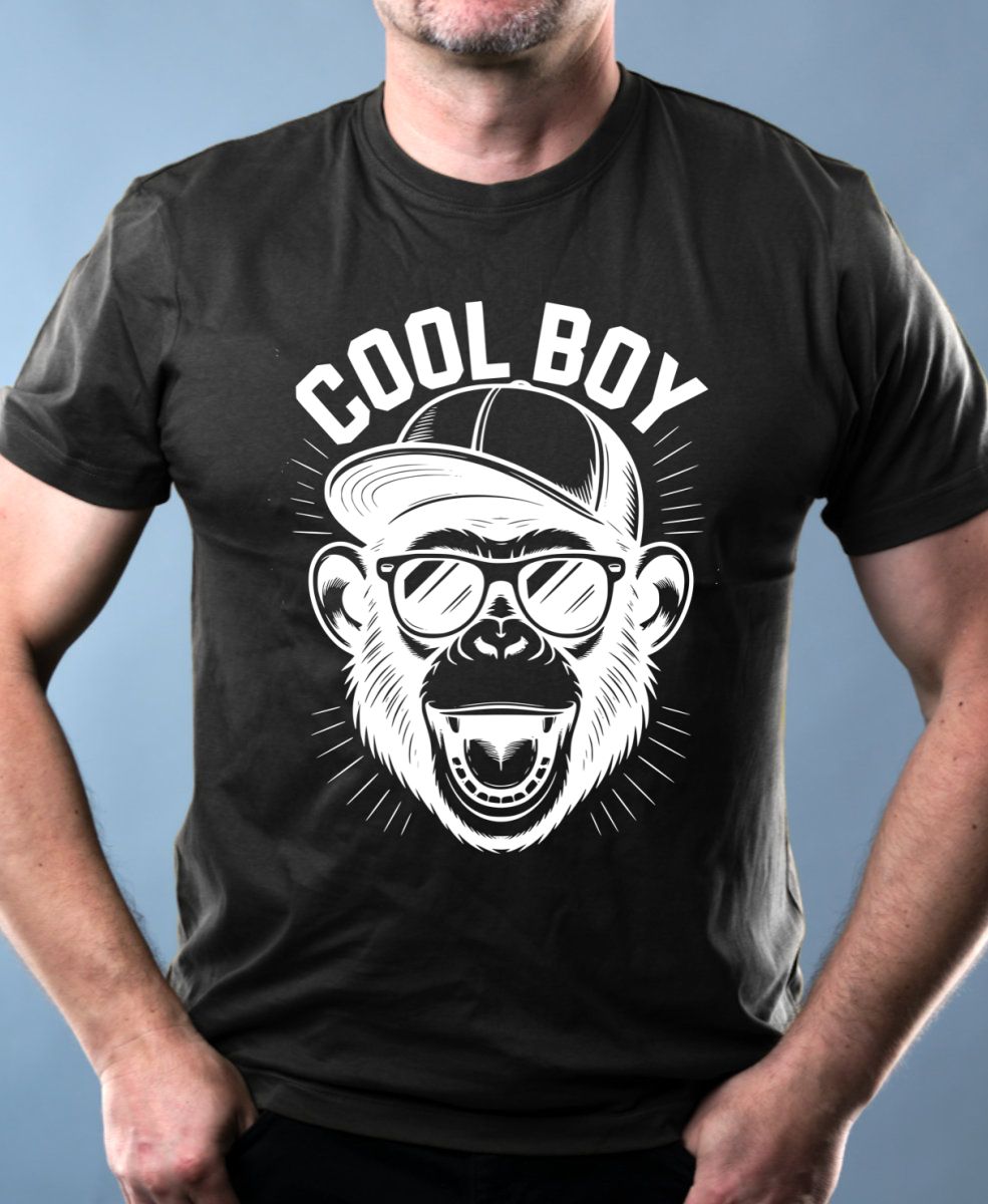 Cool boy, bílý potisk