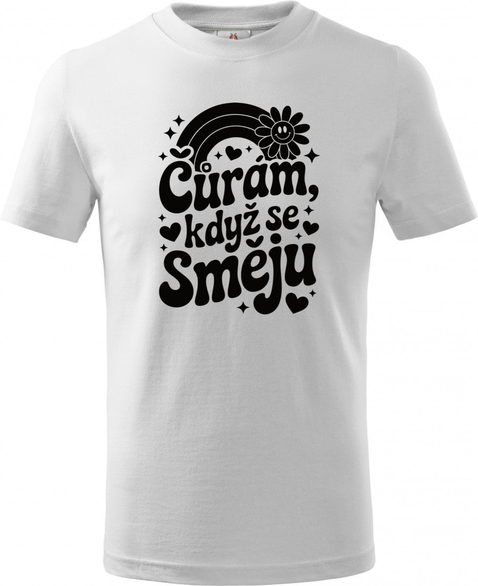 Čůrám, když se směju, černý tisk