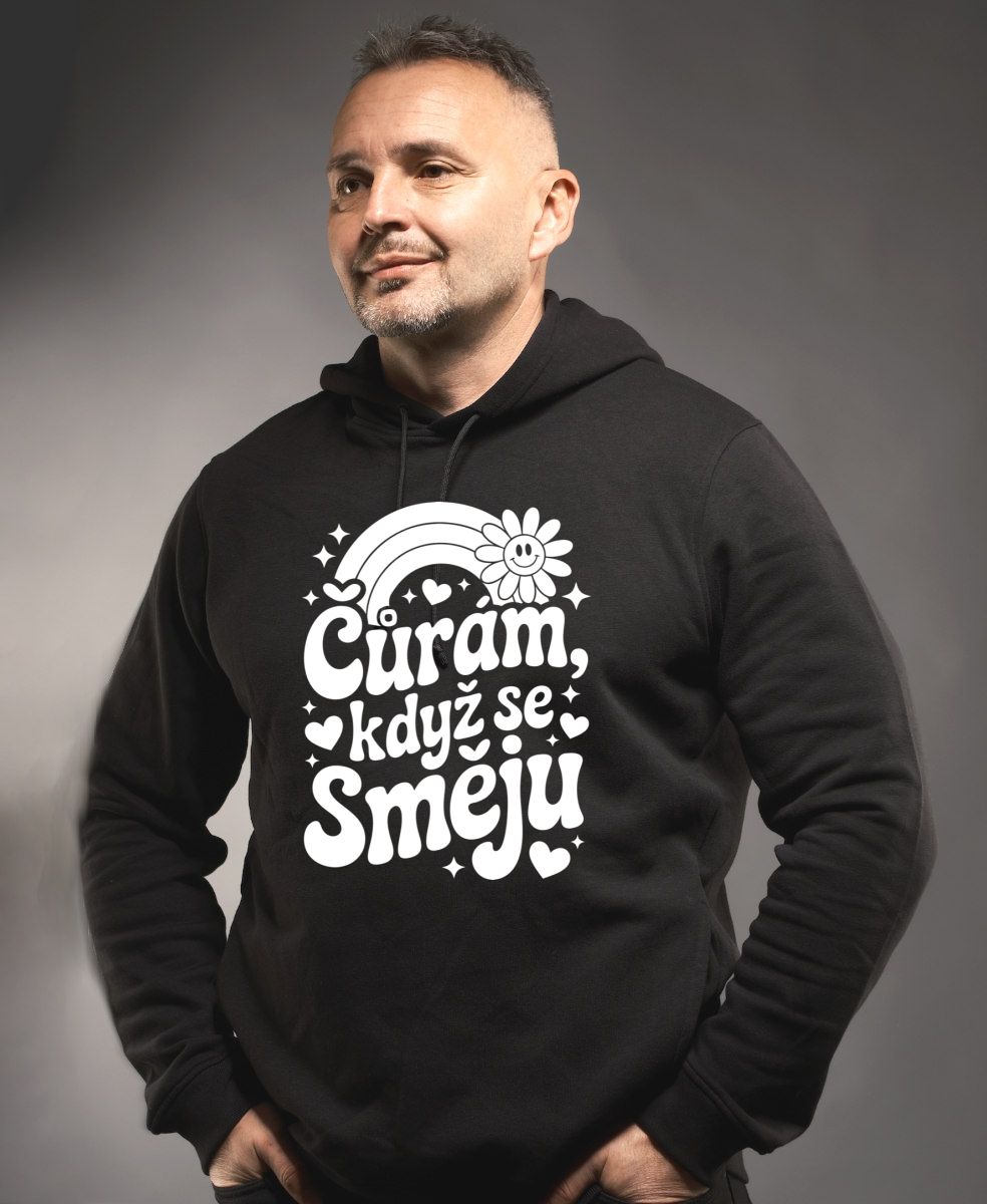 Čůrám, když se směju,bílý tisk