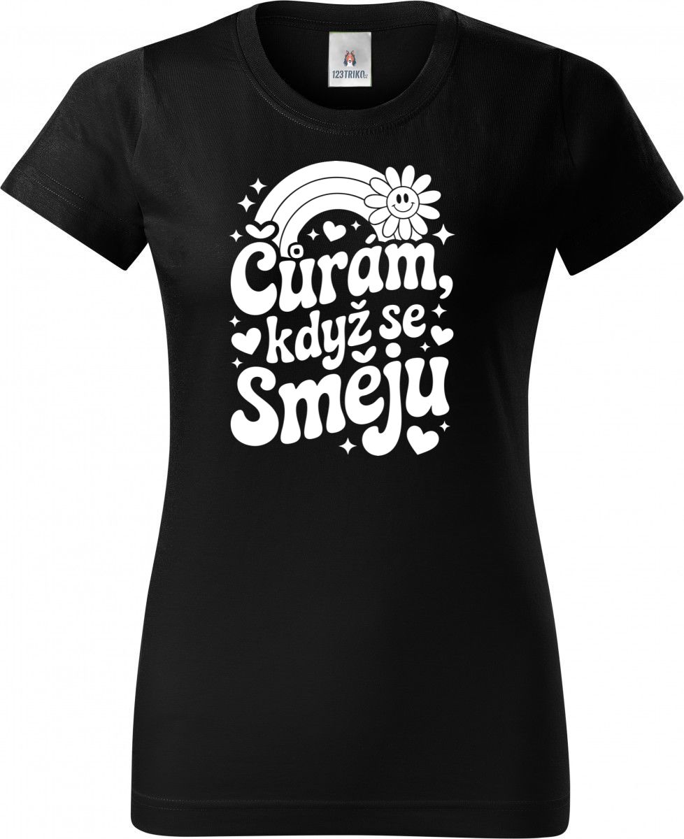 Čůrám, když se směju,bílý tisk