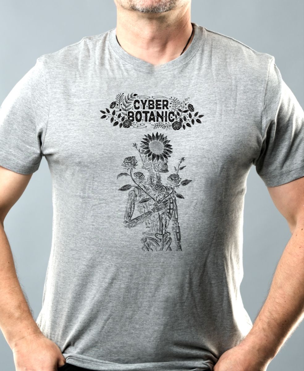Cyber botanic, černý tisk