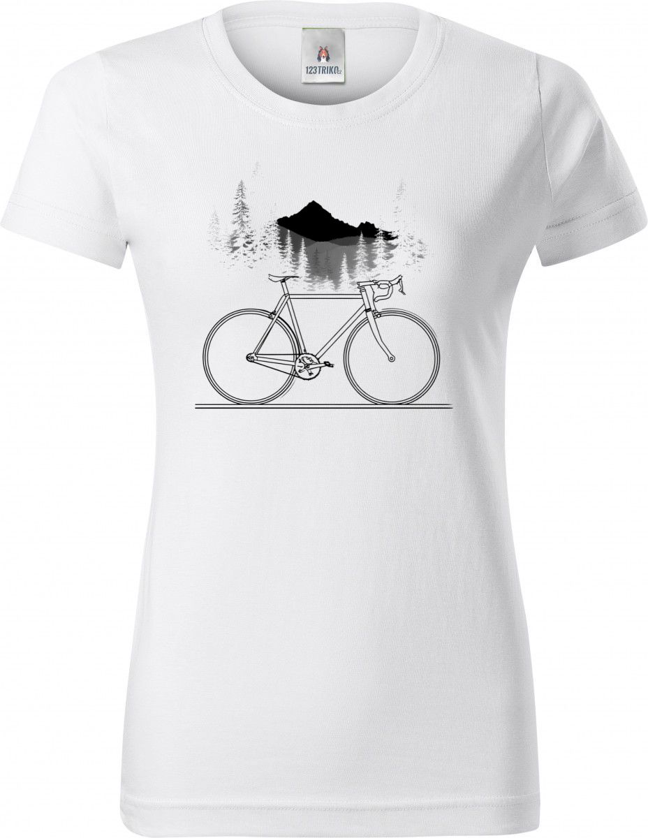 Cyklistická geometrie, V1, černý potisk