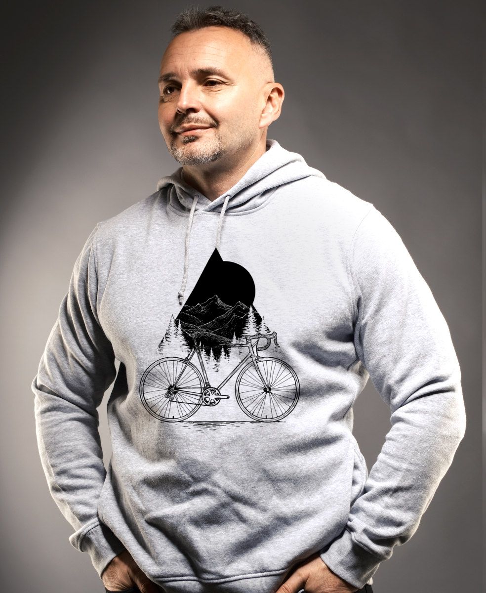 Cyklistická geometrie, V2, černý potisk