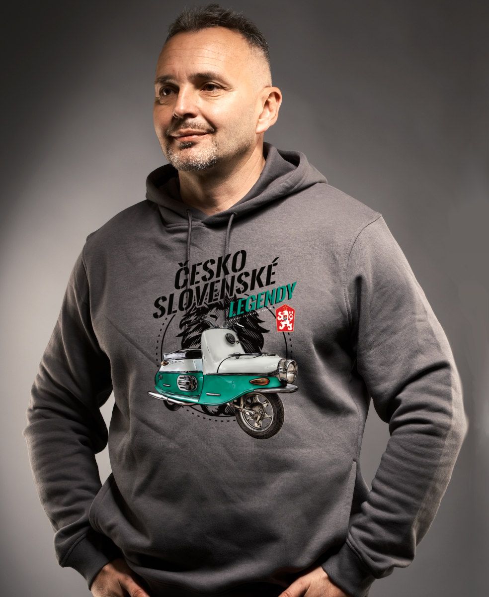 ČZ 175 Čezeta, V26 - legendy, zelená