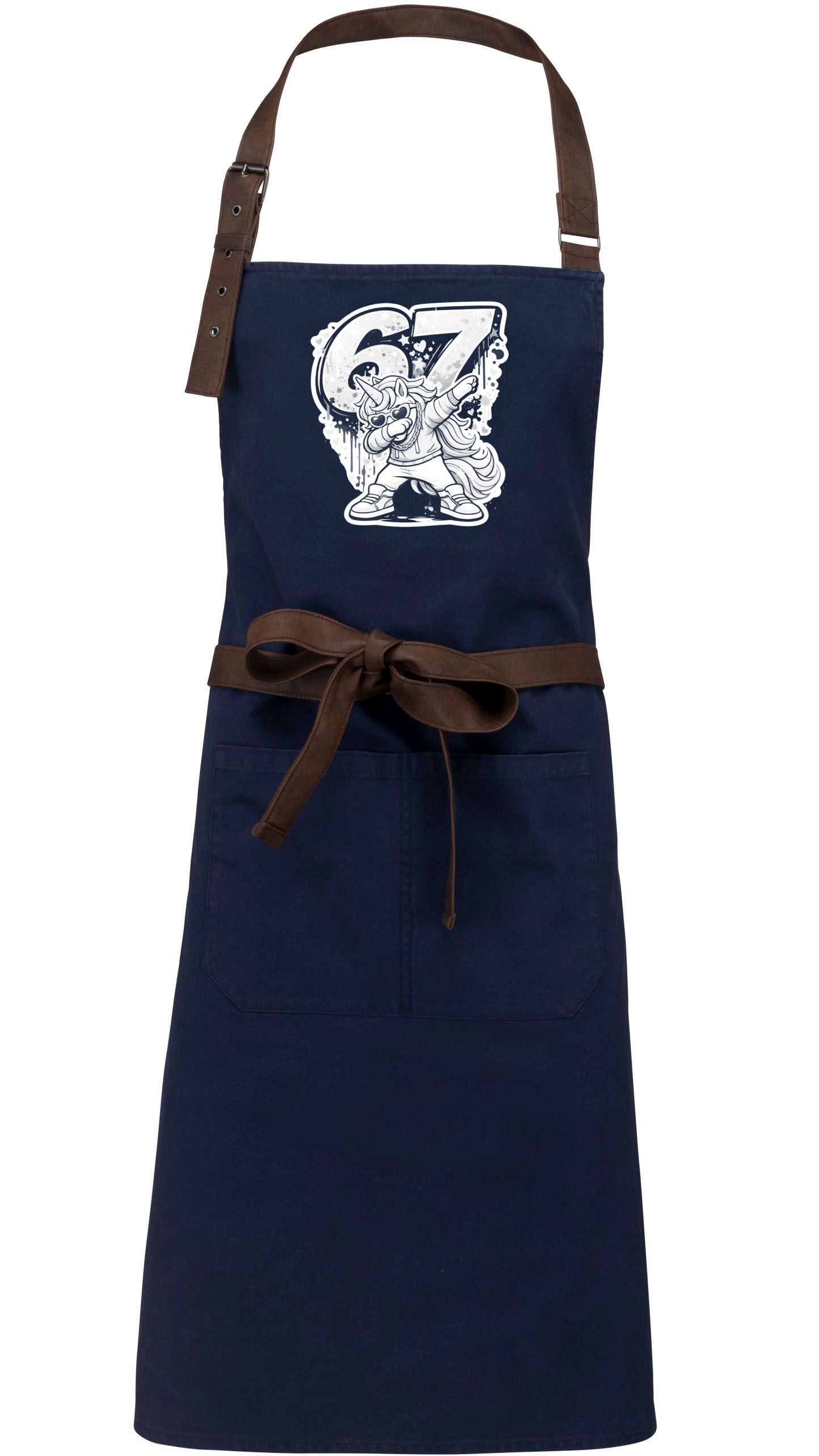 Dabující jednorožec 67, V2, bílý potisk