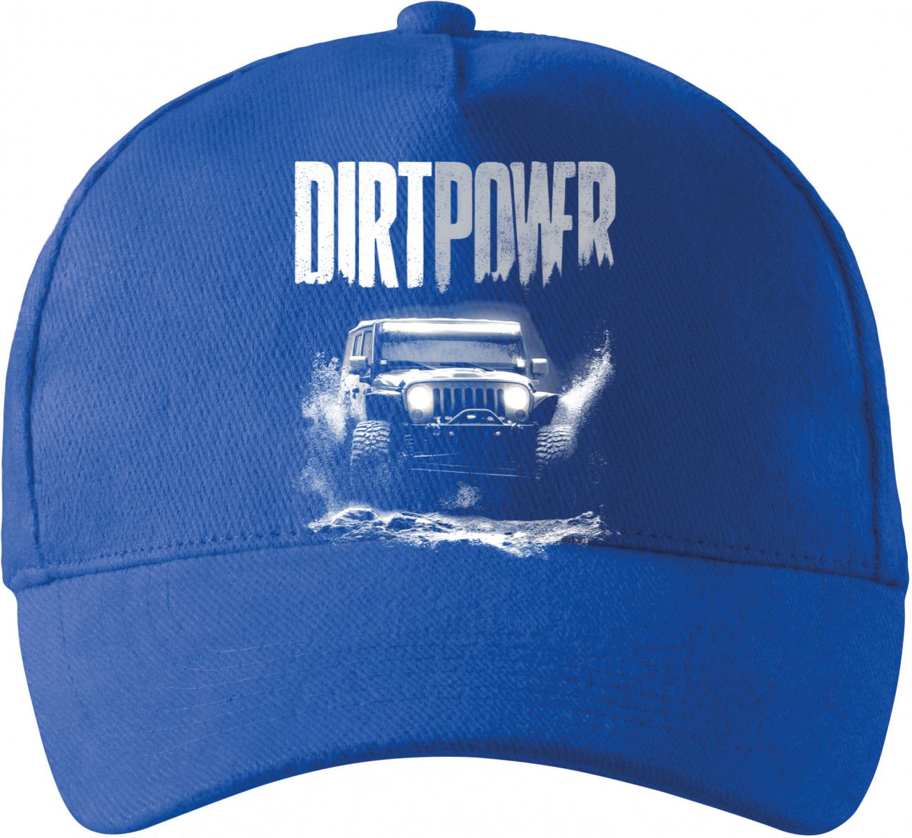 Dirt power, 4X4, bílý tisk
