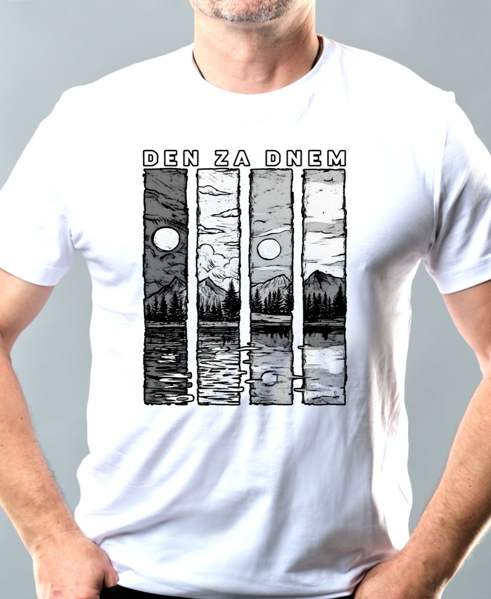 Den za dnem, V1, černý tisk