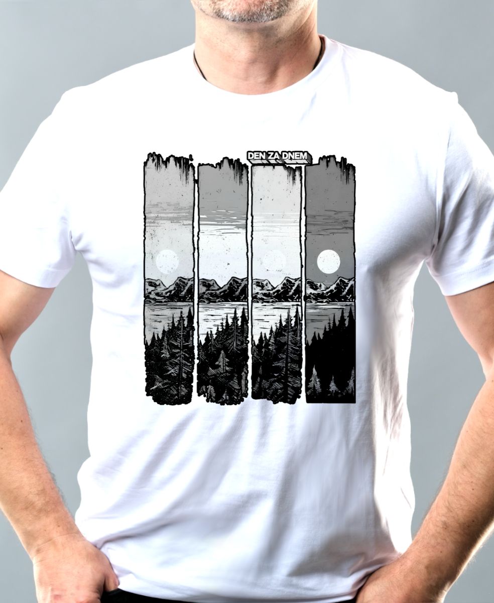 Den za dnem, V2, černý tisk