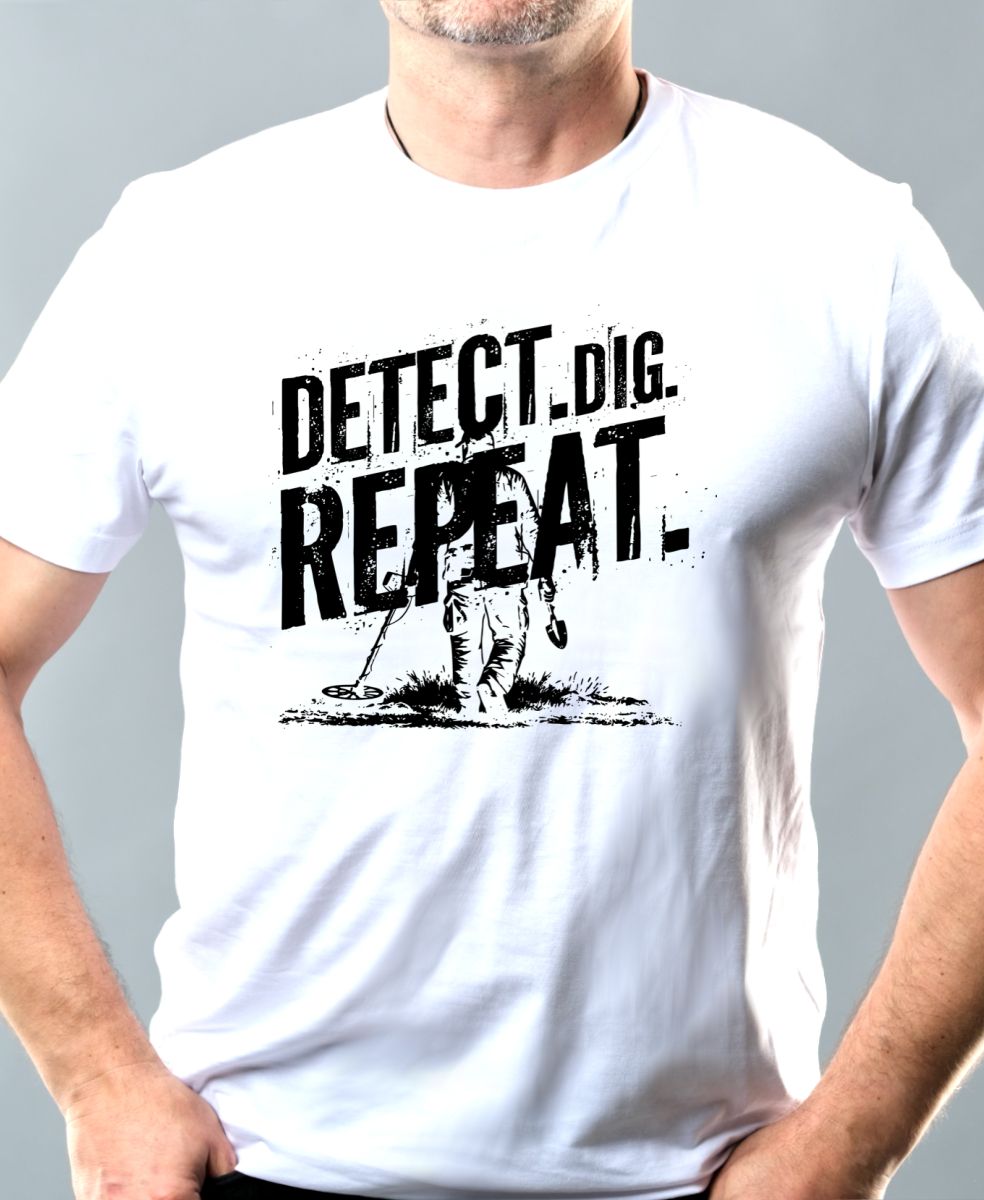 Detect Dig Repeat, černý tisk