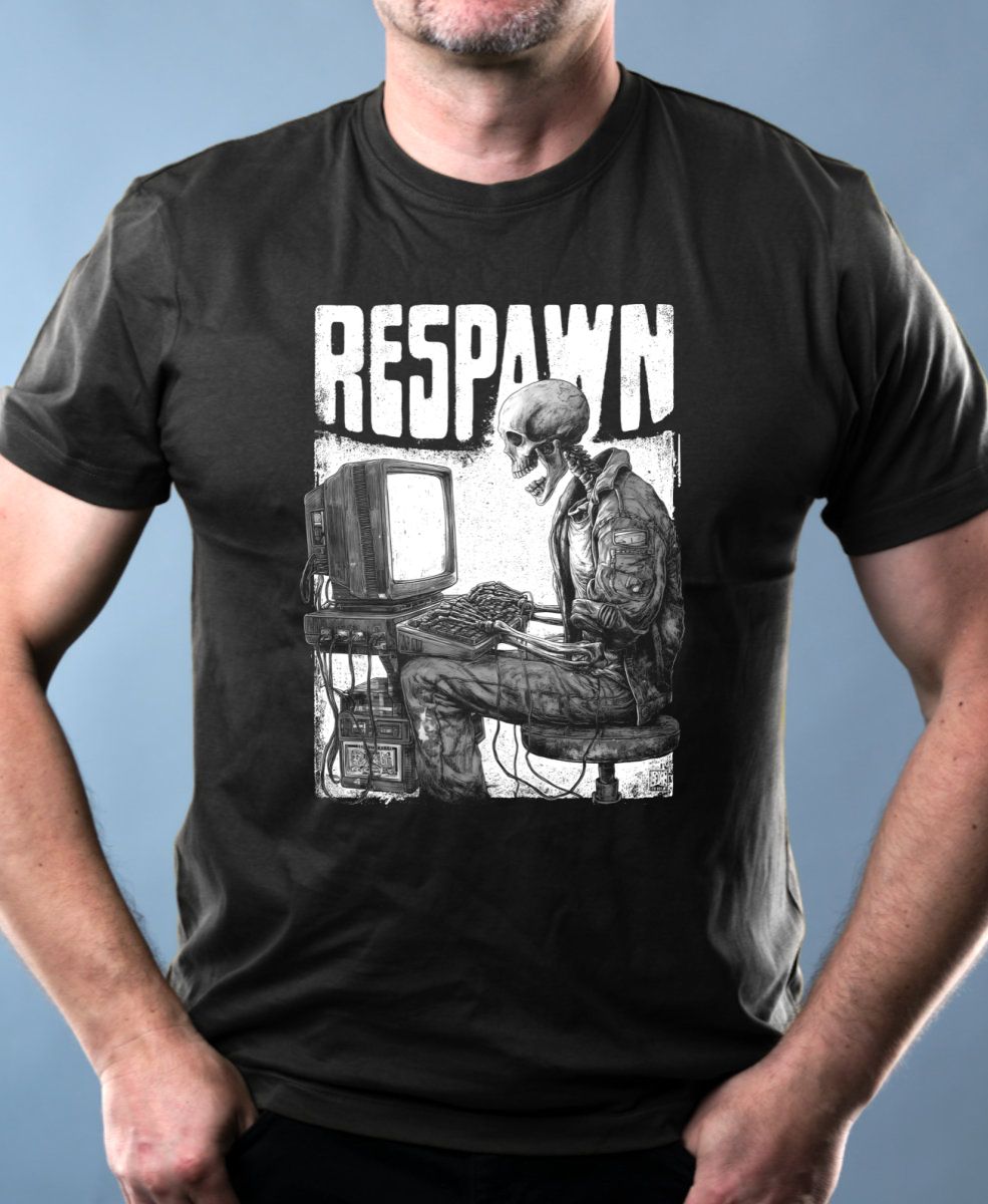 Respawn, bílý tisk