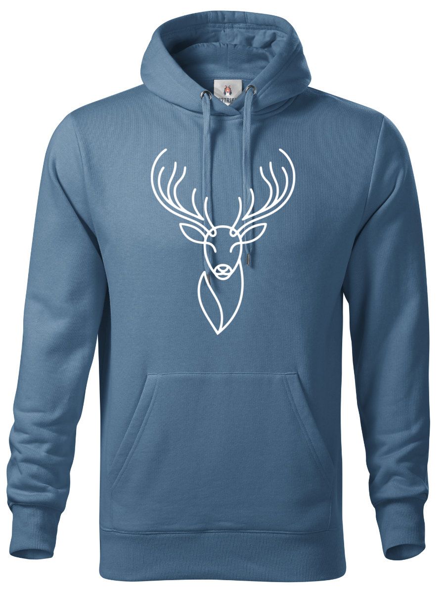 Divoká linie jelen, bílý potisk