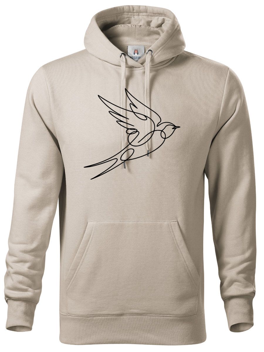 Divoká linie vlaštovka, černý potisk