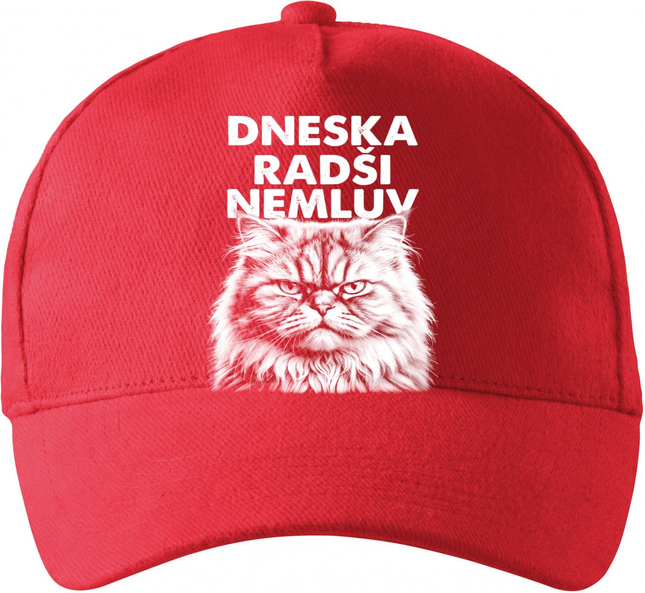 Dneska radši nemluv, bílý tisk