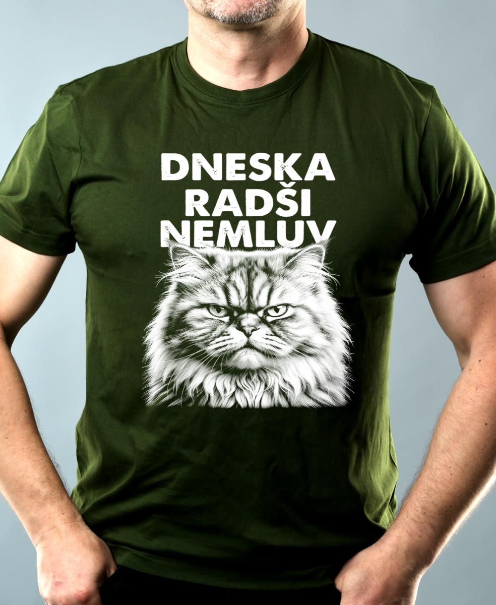 Dneska radši nemluv, bílý tisk