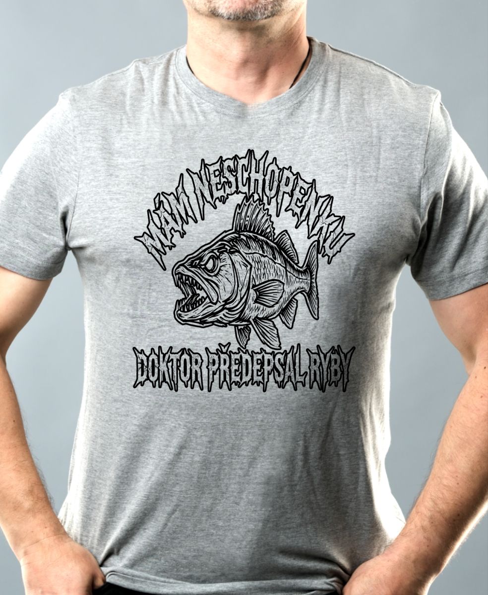 Doktor předepsal ryby, černý potisk
