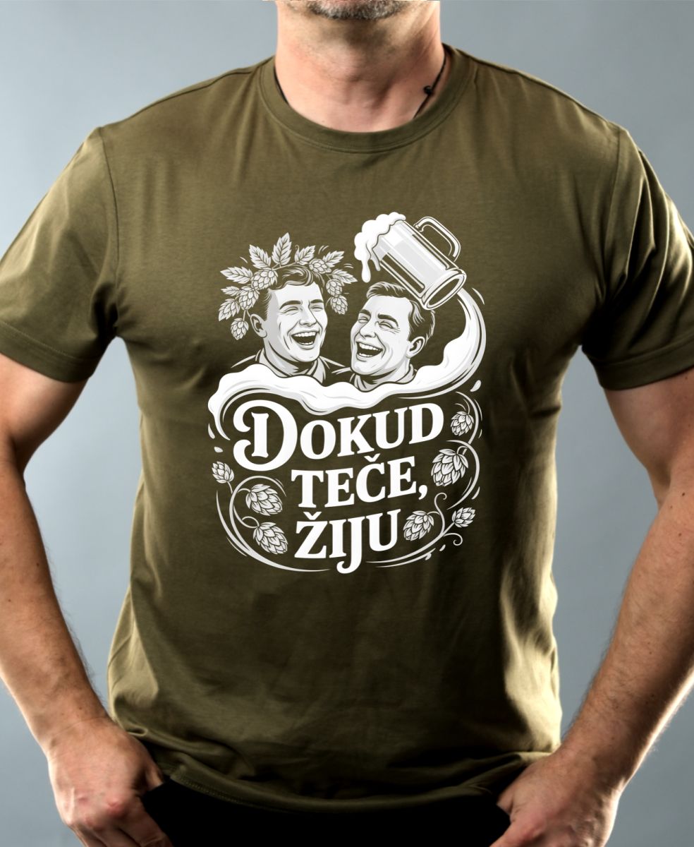 Dokud teče, žiju – pivo, bílý tisk