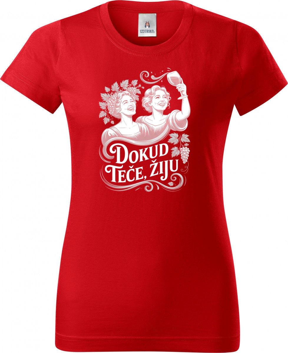 Dokud teče, žiju – víno, bílý tisk