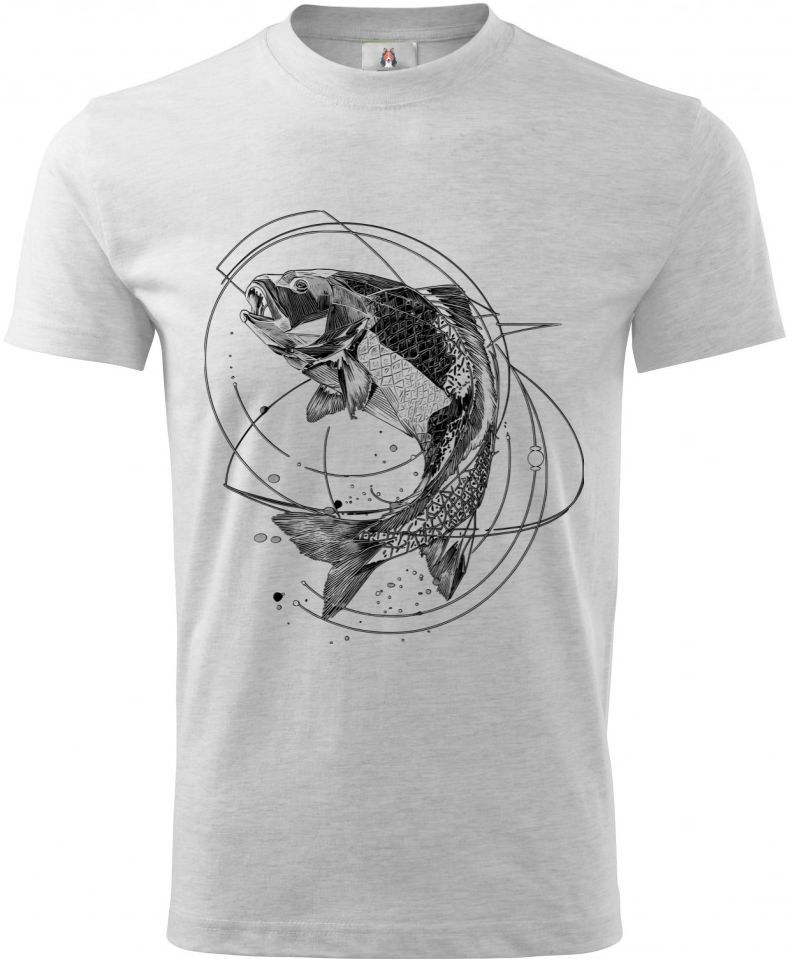 Dravá Ryba, černý potisk