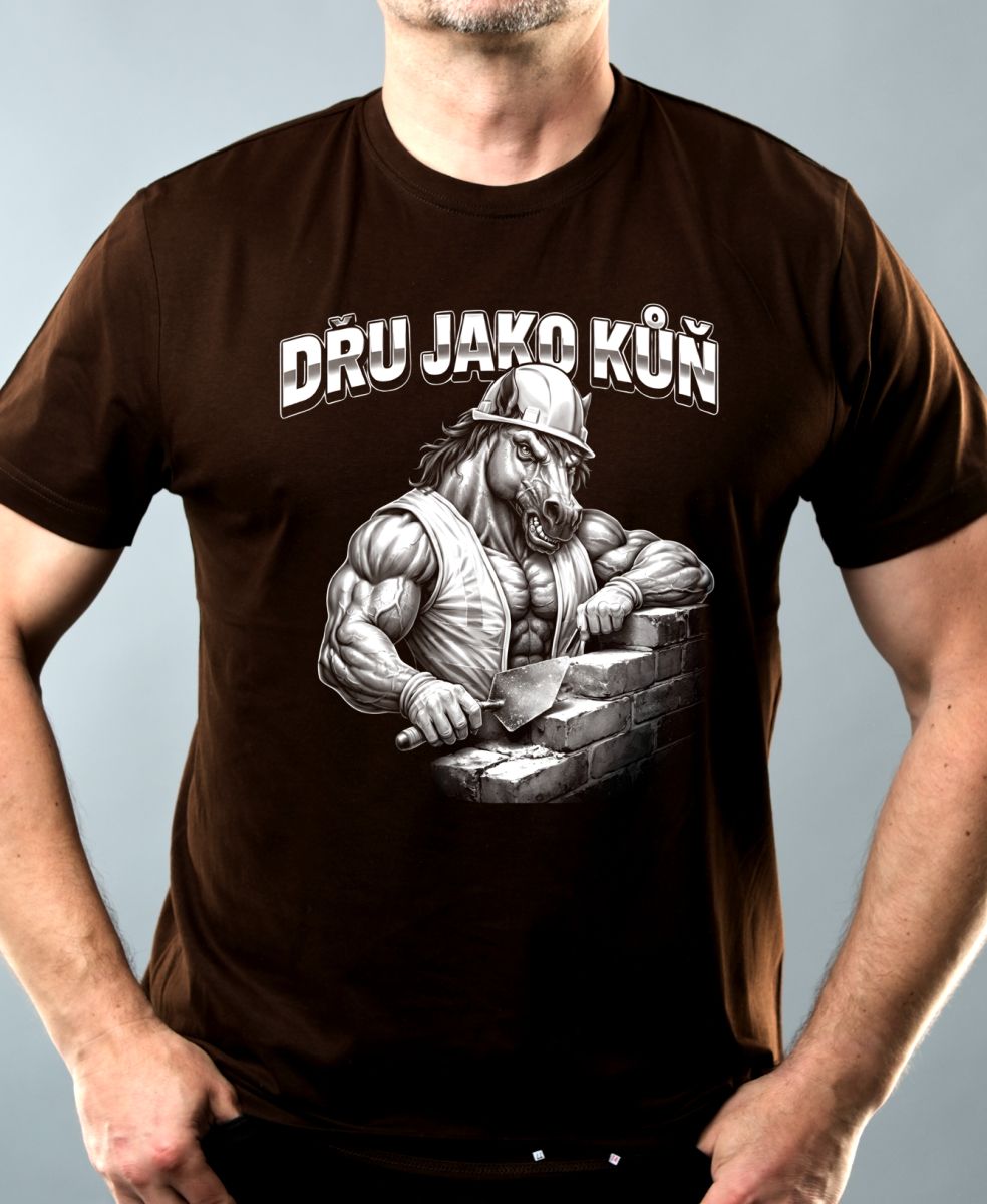 Dřu jako kůň, bílý tisk