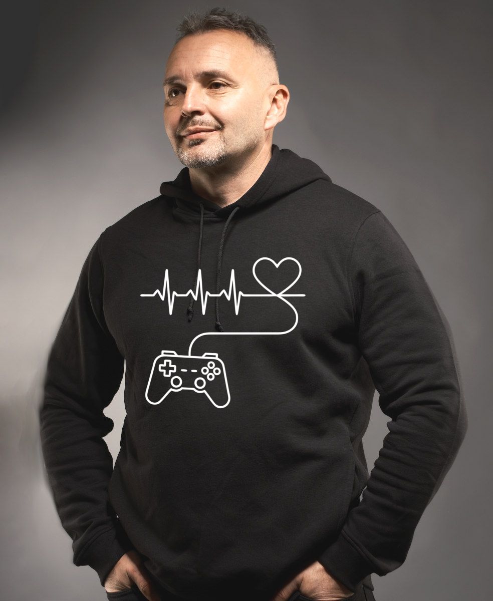 EKG hráče, srdeční puls