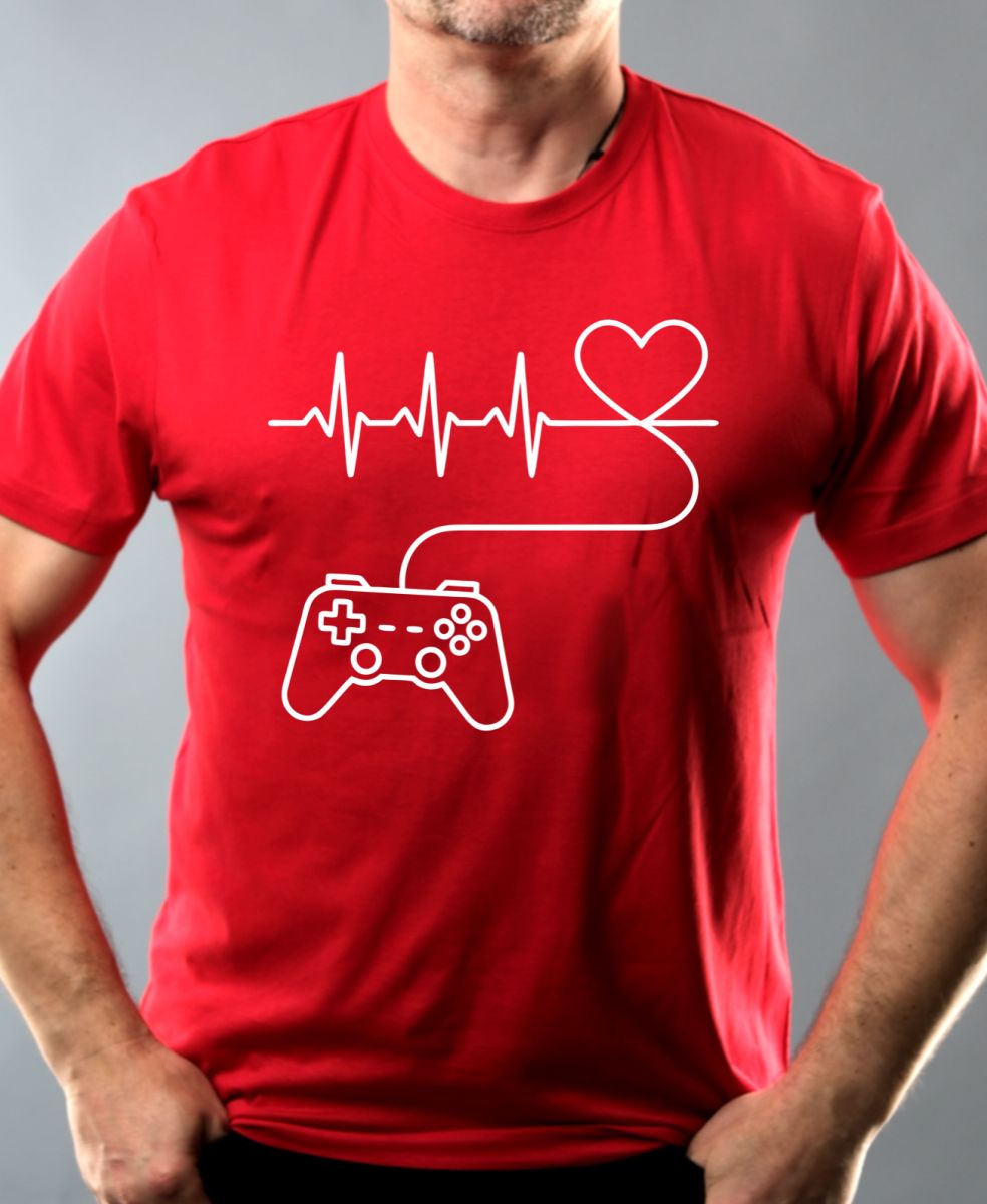 EKG hráče, srdeční puls