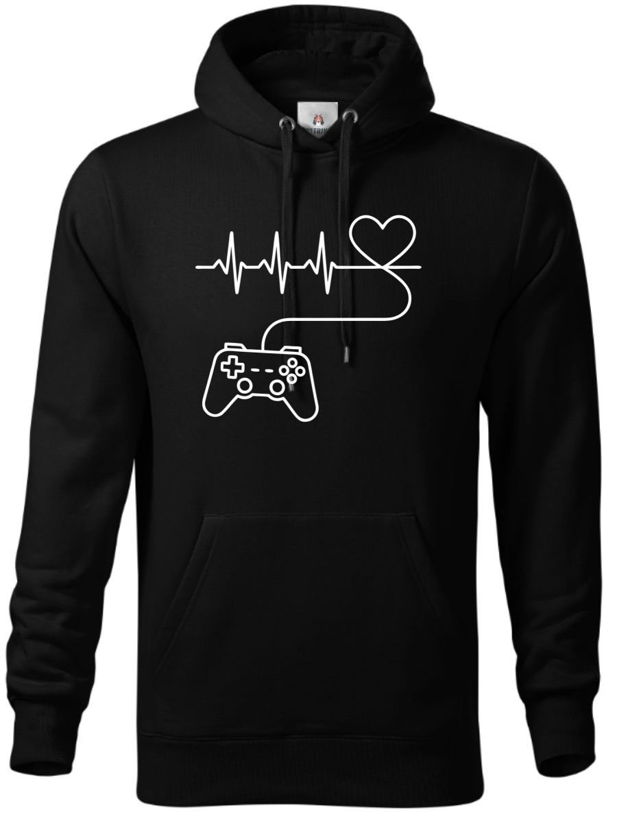 EKG hráče, srdeční puls