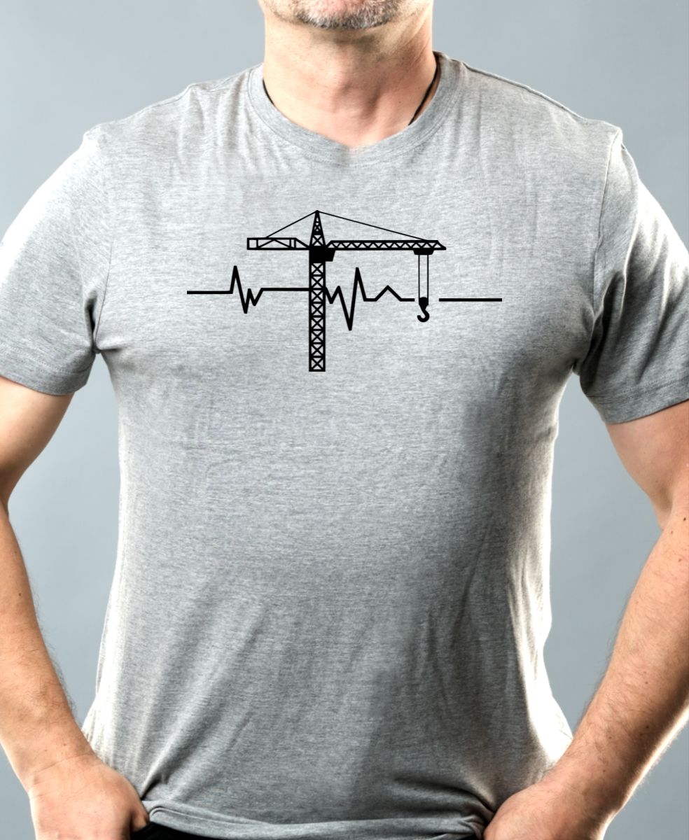 EKG, jeřábník, černý tisk EKG, jeřábník, černý tisk