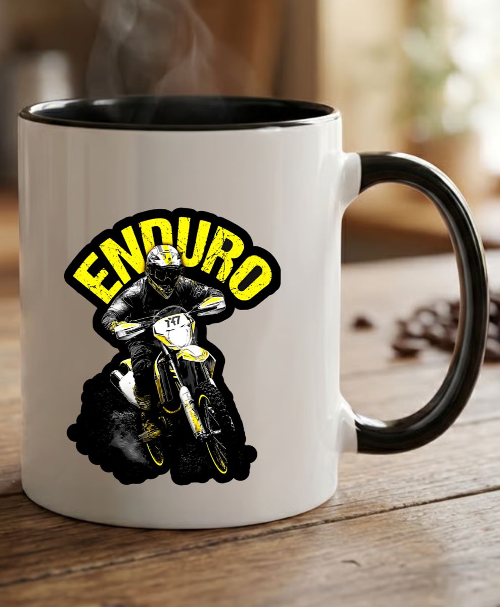 ENDURO, žlutý text