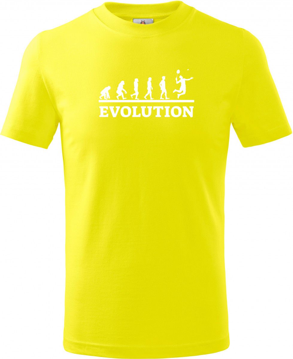 Evolution badminton, bílý tisk